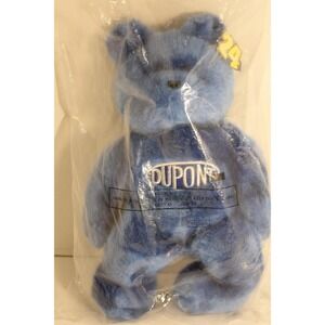 Jeff Gordon #24 Blue 14" Teddy Bear Plush 23 Karat Gold'n Bears DuPont NASCAR